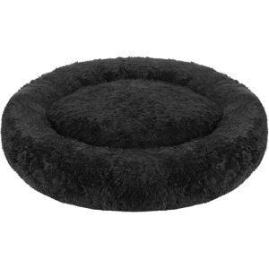 Bunty X-Large Black Plush Donut Dog Bed Anti Anxiety Calming Pet Bed Bunty X-Large Black Plush Donut Dog Bed Anti Anxiety Calming Pet Bed