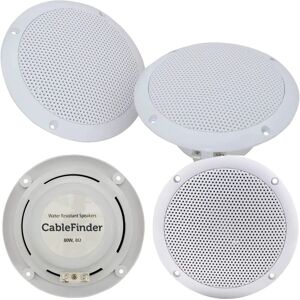 Loops Model - Moisture Resistant Ceiling Speakers - 80W 8Ohm 5" Kitchen Bathroom Loops Model - Moisture Resistant Ceiling Speakers - 80W 8Ohm 5" Kitchen Bathroom