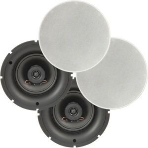 Loops 4 Pack PRO 6.5" 80W Ceiling Speakers - Wall Mount Slim Line Loops 4 Pack PRO 6.5" 80W Ceiling Speakers - Wall Mount Slim Line