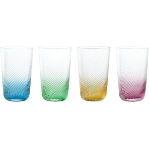 Anton Studios Swirl Hi Ball Glasses - Set of 4 Anton Studios Swirl Hi Ball Glasses - Set of 4