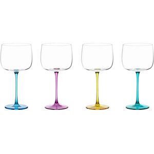 Anton Studio Designs Gala Set of 4 Vivid Multi-Colored Gin Glasses - Gin Glasses Anton Studio Designs Gala Set of 4 Vivid Multi-Colored Gin Glasses - Gin Glasses