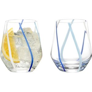 Anton Studio Designs Rio Azure Set of 2 Double Old Fashioned Glass Tumblers Anton Studio Designs Rio Azure Set of 2 Double Old Fashioned Glass Tumblers