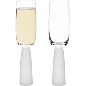 Anton Studios Oslo Frost Champagne Flutes - Set of 2 Anton Studios Oslo Frost Champagne Flutes - Set of 2