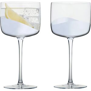 Anton Studios Anton Studio Designs Wave Set of 2 Gin Glasses Silver - Gin Glasses Anton Studios Anton Studio Designs Wave Set of 2 Gin Glasses Silver - Gin Glasses