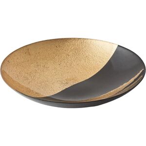 Anton Studios Black and Gold Fusion Bowl - Decorative Bowl Anton Studios Black and Gold Fusion Bowl - Decorative Bowl