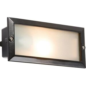 Knightsbridge Bricklight - Black Cover, IP44, E27 - Lighting Fixture Knightsbridge Bricklight - Black Cover, IP44, E27 - Lighting Fixture