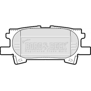 Borg & Beck - BBP1970 - Toyota Harrier 03-13 - Brake Pad Set Borg & Beck - BBP1970 - Toyota Harrier 03-13 - Brake Pad Set