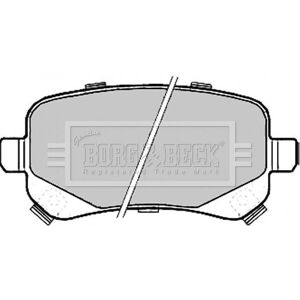 Borg & Beck Zestaw tylnych klocków hamulcowych Chrysler Grand Voyager V - Klocki hamulcowe Borg & Beck Zestaw tylnych klocków hamulcowych Chrysler Grand Voyager V - Klocki hamulcowe