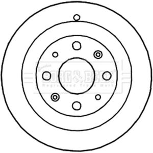 Borg & Beck Bbr7195 Rear Brake Drum - Brake Drum Borg & Beck Bbr7195 Rear Brake Drum - Brake Drum