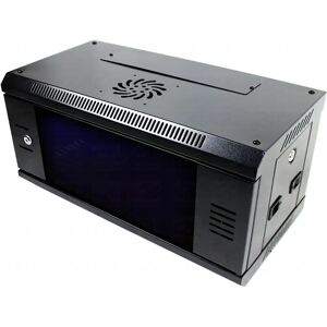 Ukvision 6u 19" Black Network Cabinet Data Comms Wall Rack - Network Cabinet Ukvision 6u 19" Black Network Cabinet Data Comms Wall Rack - Network Cabinet