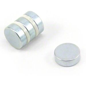 Aimant Zinc-Plated N42 Neodym - 15mm, 5mm - Résistant - Publicité Aimant Zinc-Plated N42 Neodym - 15mm, 5mm - Résistant - Publicité