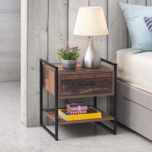 Timber Art Design UK Abbey Bedside Cabinet - Bedside Furniture Nightstand Table 1 Drawer Rustic Urban Timber Art Design UK Abbey Bedside Cabinet - Bedside Furniture Nightstand Table 1 Drawer Rustic Urban