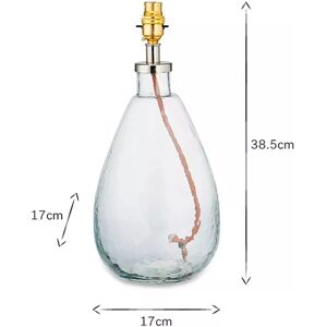 Nkuku Baba Recycled Glass Lamp - Small Tall - Lamp Nkuku Baba Recycled Glass Lamp - Small Tall - Lamp