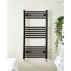 K-Rail K Rail 1200mm X 600mm Matt Black Flat Towel Rail - Towel Rail K-Rail K Rail 1200mm X 600mm Matt Black Flat Towel Rail - Towel Rail