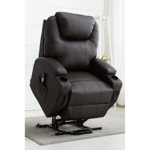 MORE4HOMES Brown Cinemo Electric Dual Rise Recliner - Recliner Armchair MORE4HOMES Brown Cinemo Electric Dual Rise Recliner - Recliner Armchair