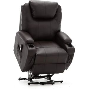 MORE4HOMES Brown Cinemo Electric Dual Rise Recliner - Recliner Armchair MORE4HOMES Brown Cinemo Electric Dual Rise Recliner - Recliner Armchair