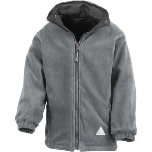 Result Black/Grey Reversible Kids Waterproof Jacket - Jacket Result Black/Grey Reversible Kids Waterproof Jacket - Jacket