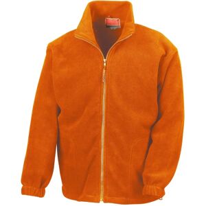 Result Orange Model XS Full Zip Fleece Jacket Result Orange Model XS Full Zip Fleece Jacket