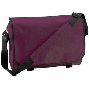 Bagbase Burgundy Adjustable Messenger Bag - 11L - Unisex Bagbase Burgundy Adjustable Messenger Bag - 11L - Unisex