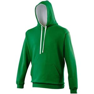 Sweat à Capuche Awdis Varsity - Vert Kelly - Blanc Arctique - Sweats Sweat à Capuche Awdis Varsity - Vert Kelly - Blanc Arctique - Sweats