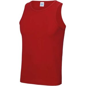 AWDis Just Cool Mens Fire Red XL Tank Top - Sports AWDis Just Cool Mens Fire Red XL Tank Top - Sports