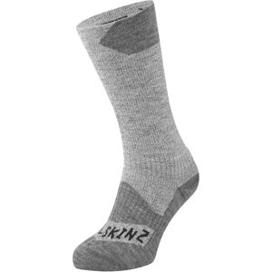 Sealskinz Grey Waterproof Breathable Outdoor Sock - All Weather Mid Length Sealskinz Grey Waterproof Breathable Outdoor Sock - All Weather Mid Length