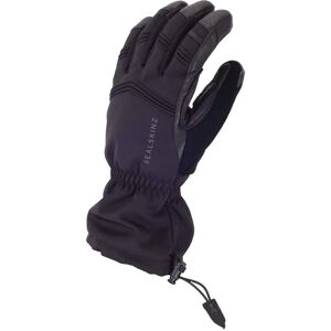 Sealskinz Black Waterproof Cycling Gauntlet Gloves - Winter Sealskinz Black Waterproof Cycling Gauntlet Gloves - Winter