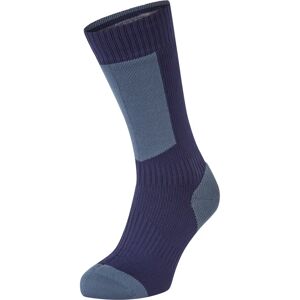 Sealskinz Waterproof Cold Weather Mid Length Sock - Blue - Socks Sealskinz Waterproof Cold Weather Mid Length Sock - Blue - Socks