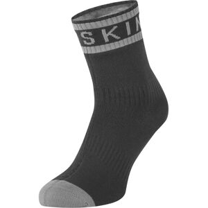 Sealskinz Mautby Waterproof Ankle Socks - Black / Grey - Small Sealskinz Mautby Waterproof Ankle Socks - Black / Grey - Small