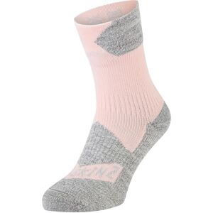 Sealskinz Bircham Waterproof All Weather Ankle Socks Pink/Grey Marl S - Socks Sealskinz Bircham Waterproof All Weather Ankle Socks Pink/Grey Marl S - Socks
