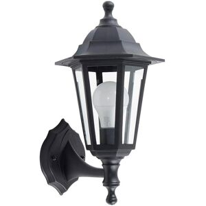 ValueLights Black Outdoor Security Wall Light Lantern - Wall Light Lantern ValueLights Black Outdoor Security Wall Light Lantern - Wall Light Lantern