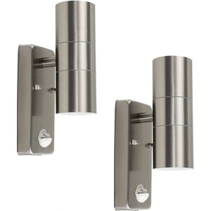 Alpha Lights Up Down Led Wall Light PIR Sensor - Outdoor Garden Wall Lights IP65 Alpha Lights Up Down Led Wall Light PIR Sensor - Outdoor Garden Wall Lights IP65