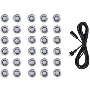 ValueLights 30 Pack White LED Garden Lights - IP67 ValueLights 30 Pack White LED Garden Lights - IP67