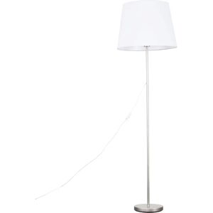 ValueLights Charlie Brushed Chrome Floor Lamp - Standard ValueLights Charlie Brushed Chrome Floor Lamp - Standard