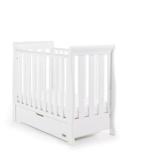Obaby Stamford Sleigh SPACE SAVER Cot with Under Drawer - Cotbed Obaby Stamford Sleigh SPACE SAVER Cot with Under Drawer - Cotbed