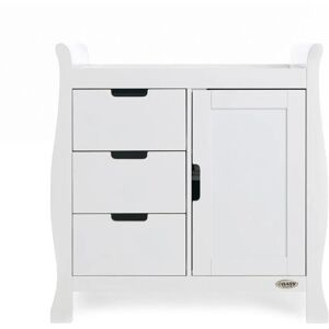 Obaby Stamford Sleigh Changing Unit - White Obaby Stamford Sleigh Changing Unit - White