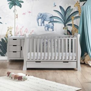 Obaby Stamford Luxe Sleigh Cot Bed - Stylish Nursery Furniture Obaby Stamford Luxe Sleigh Cot Bed - Stylish Nursery Furniture