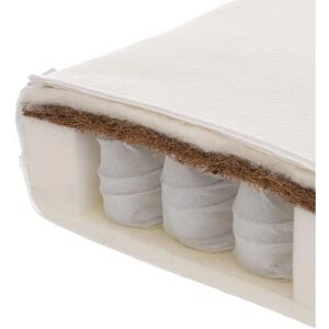 Obaby Moisture Management Dual Core Cot Bed Mattress - White Obaby Moisture Management Dual Core Cot Bed Mattress - White
