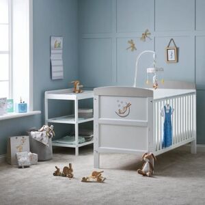 Obaby Grace Inspire - Grey - 3-Position Base - Cot Bed Obaby Grace Inspire - Grey - 3-Position Base - Cot Bed