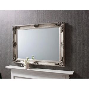 Silver Antique Wall Mirror - Large Full Length 3ft7 x 2ft7 Silver Antique Wall Mirror - Large Full Length 3ft7 x 2ft7