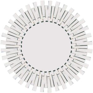 Frameless Modern Sunburst Round Wall Mirror 91cm - Mirror Frameless Modern Sunburst Round Wall Mirror 91cm - Mirror