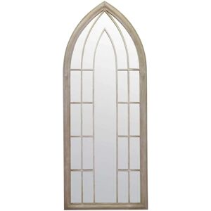 White Gothic Arched Garden Wall Mirror - Garden Wall Mirror White Gothic Arched Garden Wall Mirror - Garden Wall Mirror