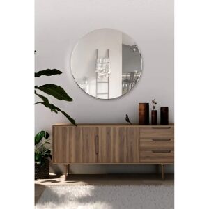 Unbranded 60x60CM Large Round Wall Glass Bevelled Mirror - Wall Mirror Unbranded 60x60CM Large Round Wall Glass Bevelled Mirror - Wall Mirror