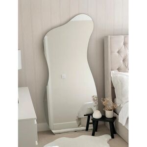 Mirroroutlet Lacuna Frameless Modern Wall Mirror - 67x32 in Mirroroutlet Lacuna Frameless Modern Wall Mirror - 67x32 in