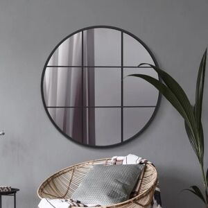 Mirroroutlet Large Black Round Wall Mirror - Mirror Mirroroutlet Large Black Round Wall Mirror - Mirror