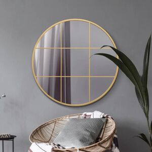 Mirroroutlet Circulus Gold Large Round Window Mirror - Mirror Mirroroutlet Circulus Gold Large Round Window Mirror - Mirror
