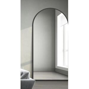 Mirroroutlet Large Black Framed Arched Wall Mirror - 79"X39" - Modern Design Mirroroutlet Large Black Framed Arched Wall Mirror - 79"X39" - Modern Design