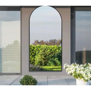 Mirroroutlet Arcus Large Black Garden Mirror - 79"X39" Mirroroutlet Arcus Large Black Garden Mirror - 79"X39"