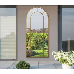 Mirroroutlet Arcus Gold Arched Garden Mirror - 75" x 33" Mirroroutlet Arcus Gold Arched Garden Mirror - 75" x 33"