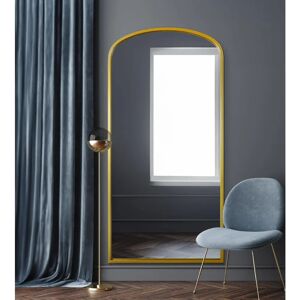 Mirroroutlet Angustus Gold Shallow Arched Wall Mirror - 67" x 33" Mirroroutlet Angustus Gold Shallow Arched Wall Mirror - 67" x 33"